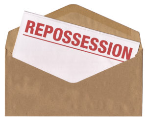 facing repossession